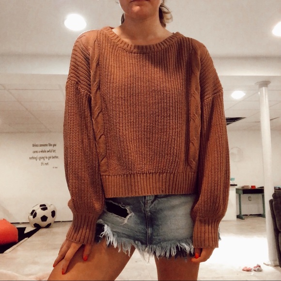 Brandy Melville Sweaters - peach sweater